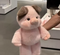 Brown/Pink Pig / 45cm