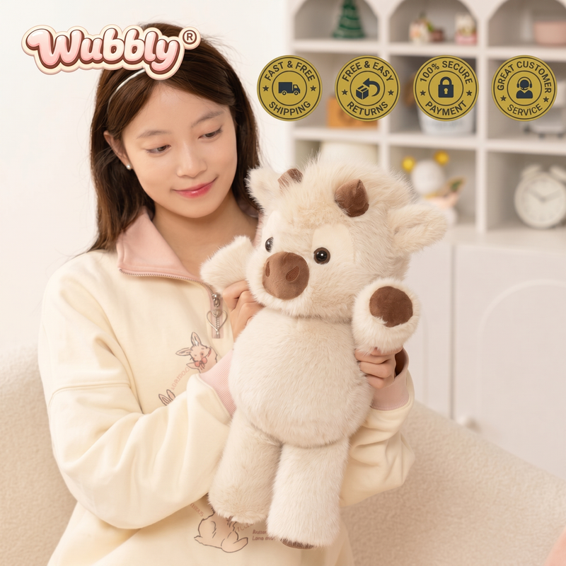 Wubbly® Running Animal Plushie